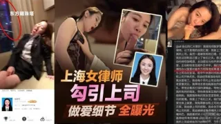 上海女律师勾引上司做爱细节全曝光