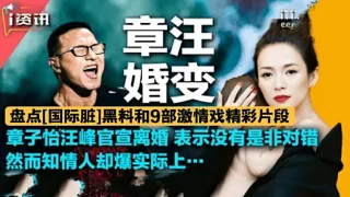 【章汪婚变】盘点[国际脏]黑料和9部激情戏(全网禁播)精彩片段！致敬章子怡