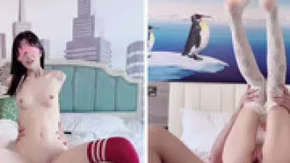 过膝白丝网袜抱起美人一顿输出弯曲大屌极致刮擦肉壁顶到子宫.