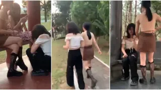 在公园被学生霸凌