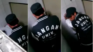 @20208020869 用户上传：偷拍同学在厕所立式後入連衣裙他女友