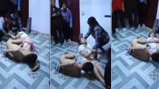 酒店偷情被抓包