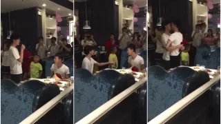 这样的求婚现场不常见啊