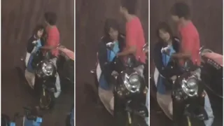 校服妹妹安静地享受揉奶服务